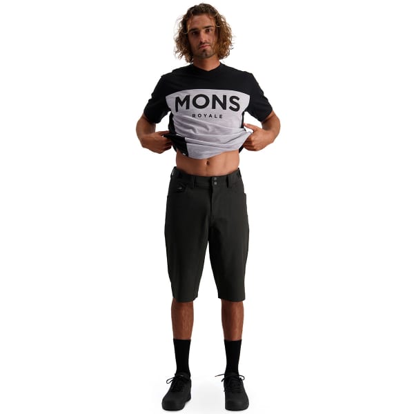 Short VTT MONS ROYALE MOMENTUM 2.0 BIKE SHORTS BLACK