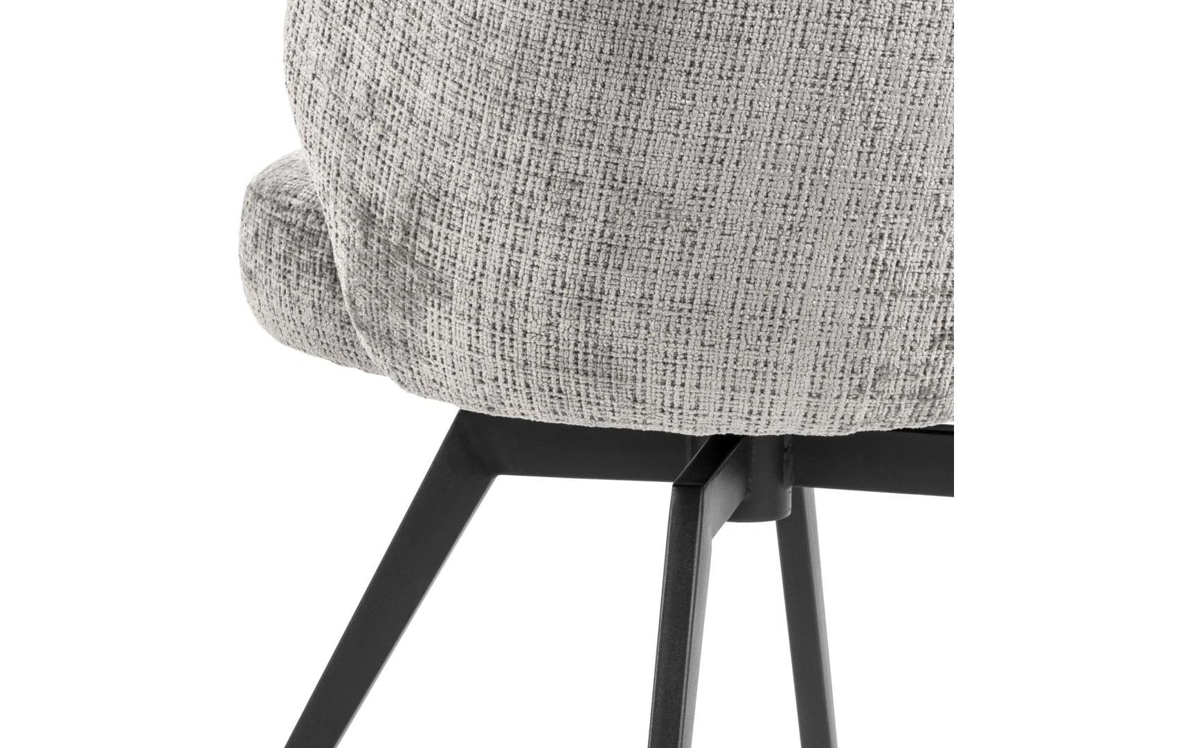 Stuhl Darlene 1 Stück, Grau<br>Eleganter Esszimmerstuhl mit bequemem Sitz