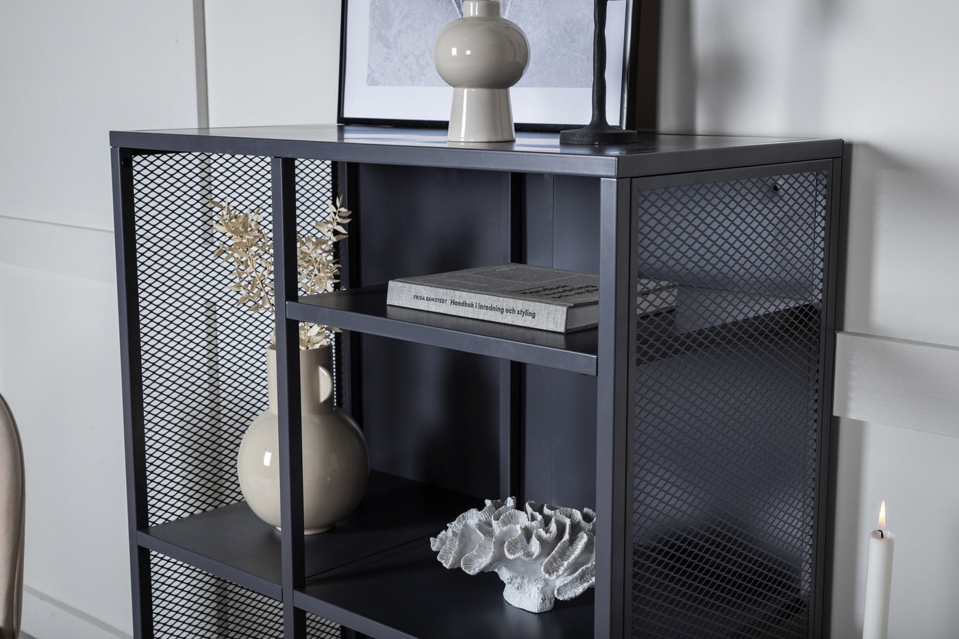 FjÃ´rd - Dressoir Grijs 40cm - Staal - Misha
