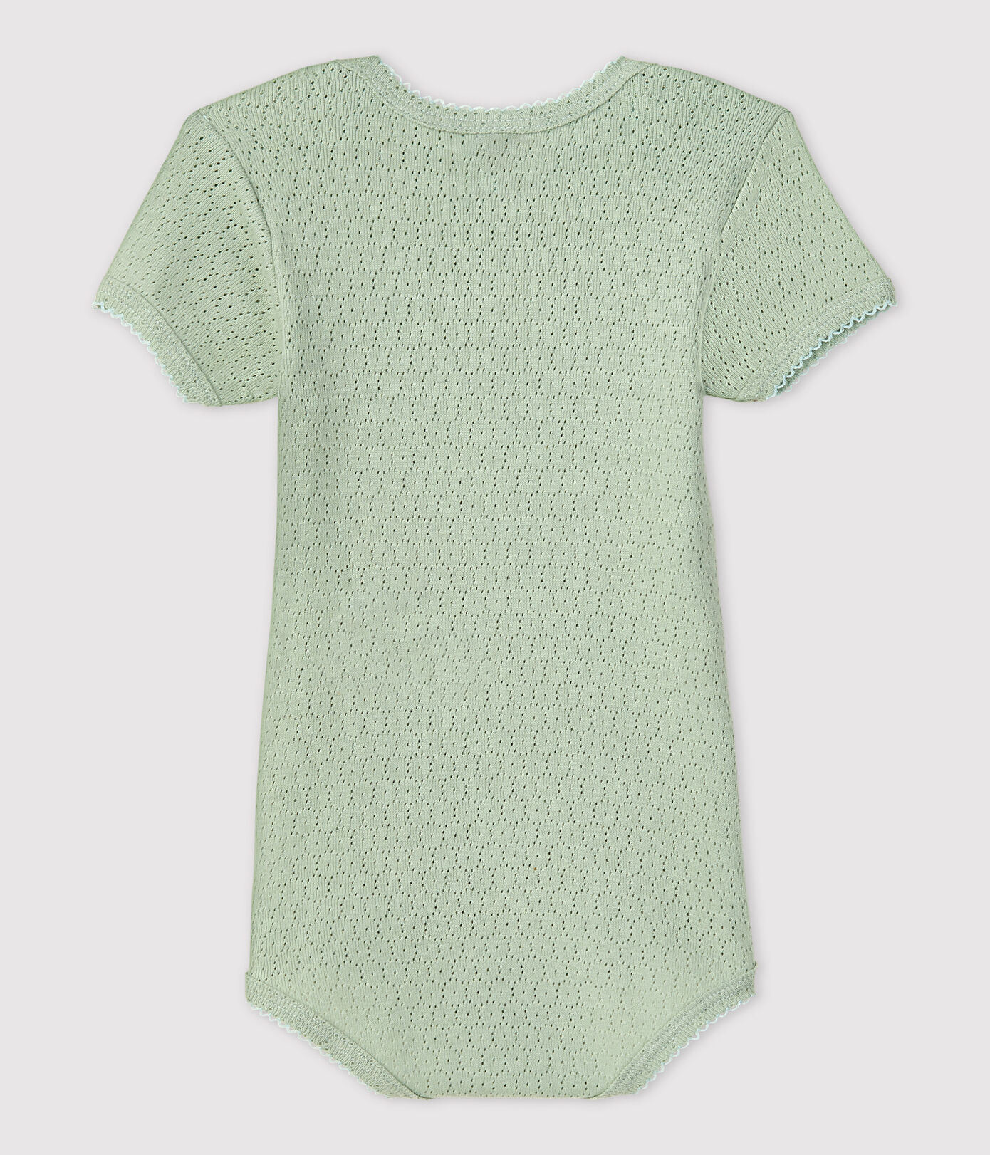 Body manches courtes en maille ajourée bébé