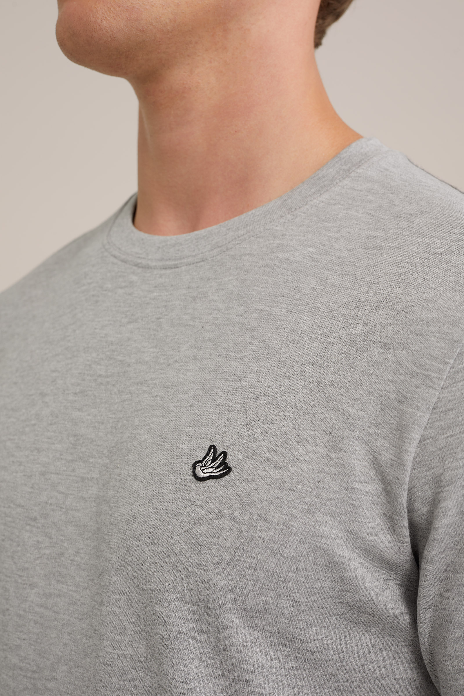 T-shirt Fundamentals Lichtgrijs