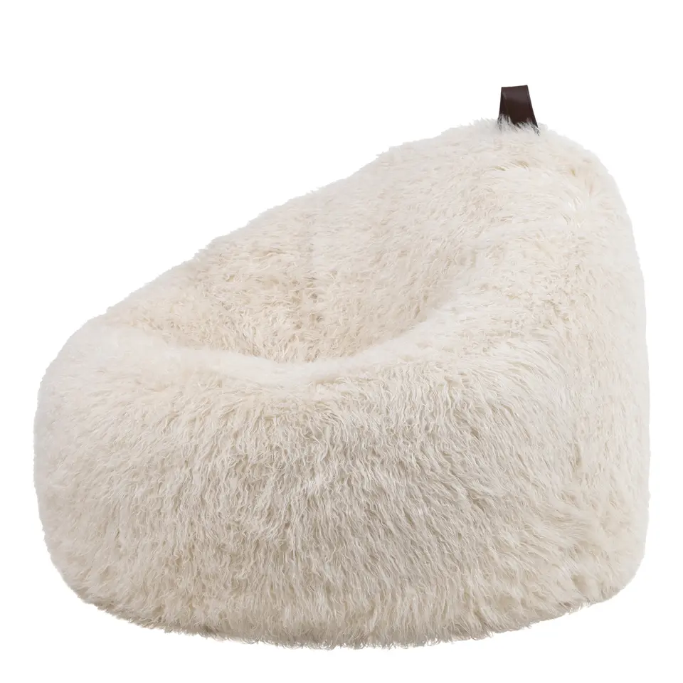 icon Zitzak Cocoon - Zitzak van Imitatiebont - Wit