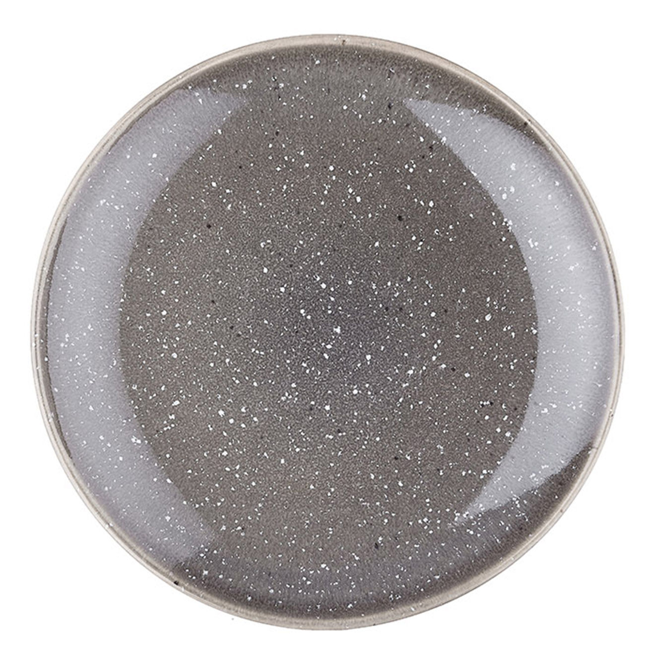 Bjorn 6 Assiettes en Grès dessert Stellar gris/anthracite - D.22 cm