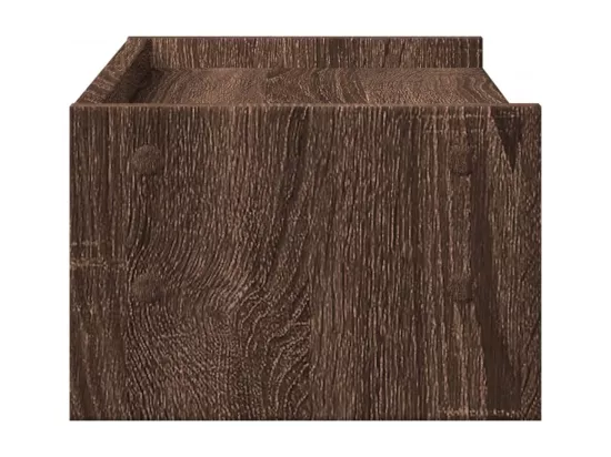 Support de moniteur chêne marron 42x24x16 cm bois d'ingénierie