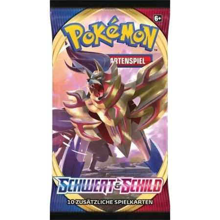 Pokemon Schwert & Schild Serie 1 Booster, Design 4-fach sortiert