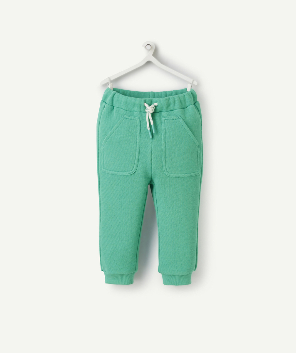 JOGGING BÉBÉ GARÇON EN FIBRES RECYCLÉES VERT
