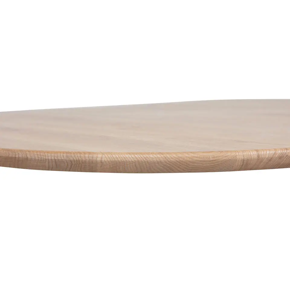 WOOOD Tablo Tafelblad - Eiken - Naturel - 2,2x130x130