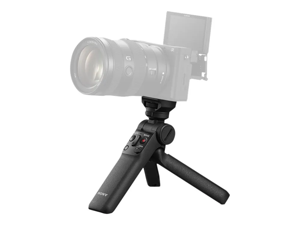Sony GP-VPT2BT - Støttesystem - skyde greb / mini tripod - for Sony ZV-1; Cinema Line ILME-FX3; VLOGCAM ZV-1G; a7 IV; a7C; a7s III; a9 II
