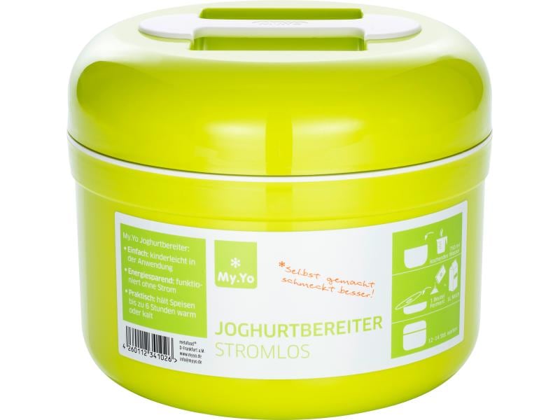 My. Yo Joghurtmaker   hellgrün 1 l Stromloser Joghurtmaker