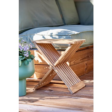 Gandia foldbar skammel - teak