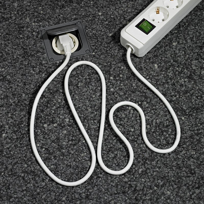 Brennenstuhl Eco Line stroomverdeler 6-voudig 3m zwart