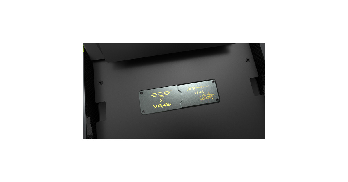 Res-TechX1 Cockpit VR/46 Limited Edition racing simulator  (Zwart/neongroen)