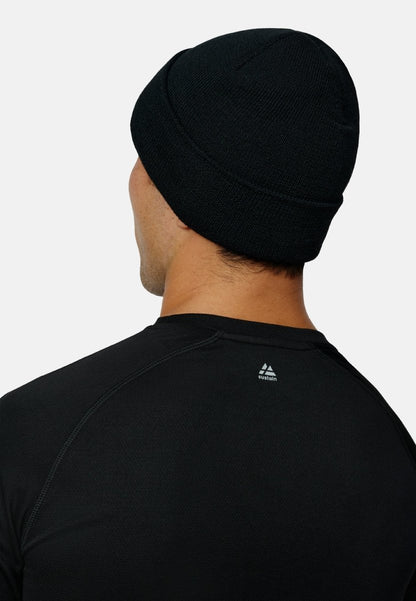HUE MED FLEECE AF GENANVENDTE MATERIALER