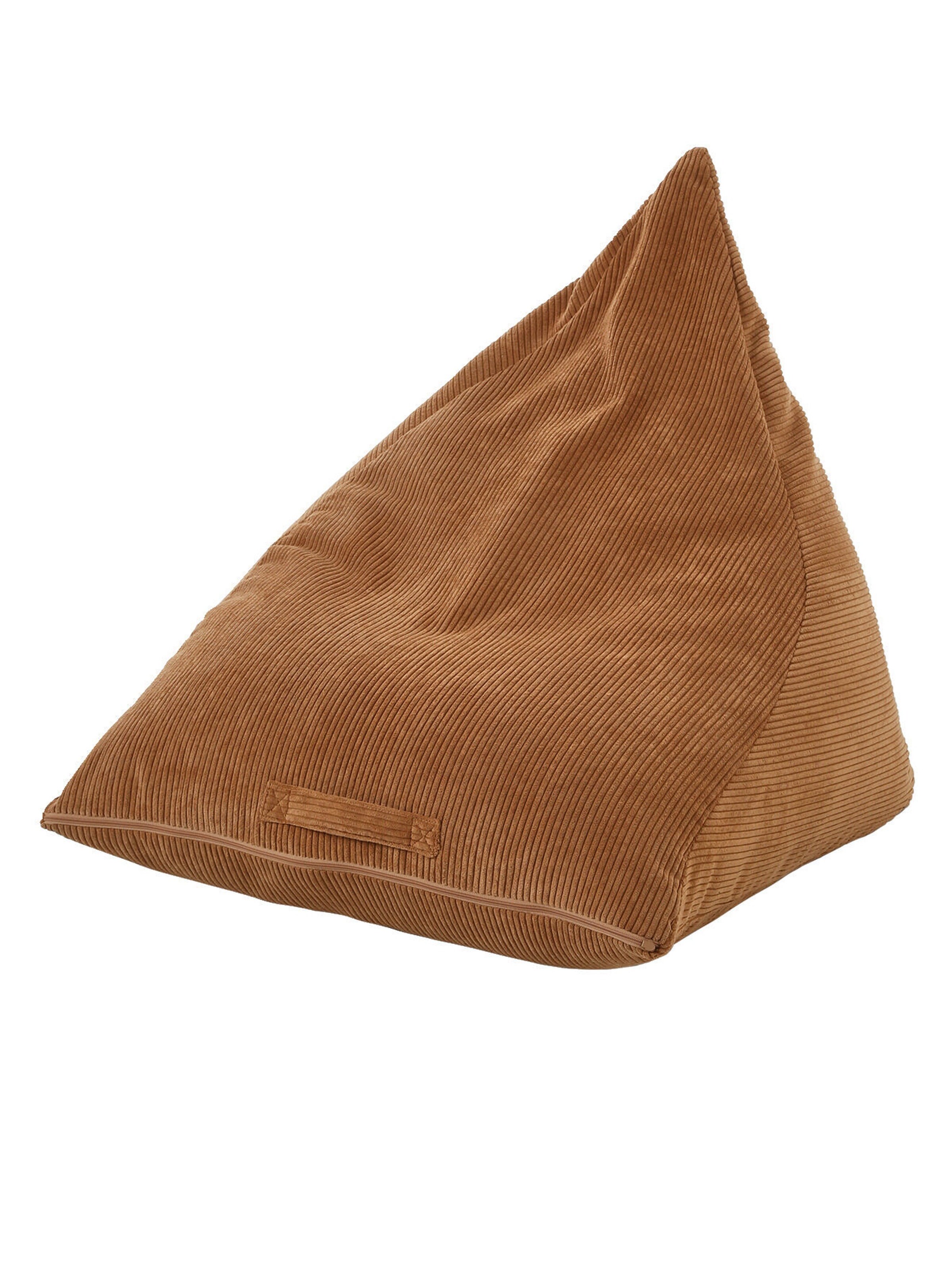 Vertbaudet Großer Kinder Sitzsack aus Cord camel