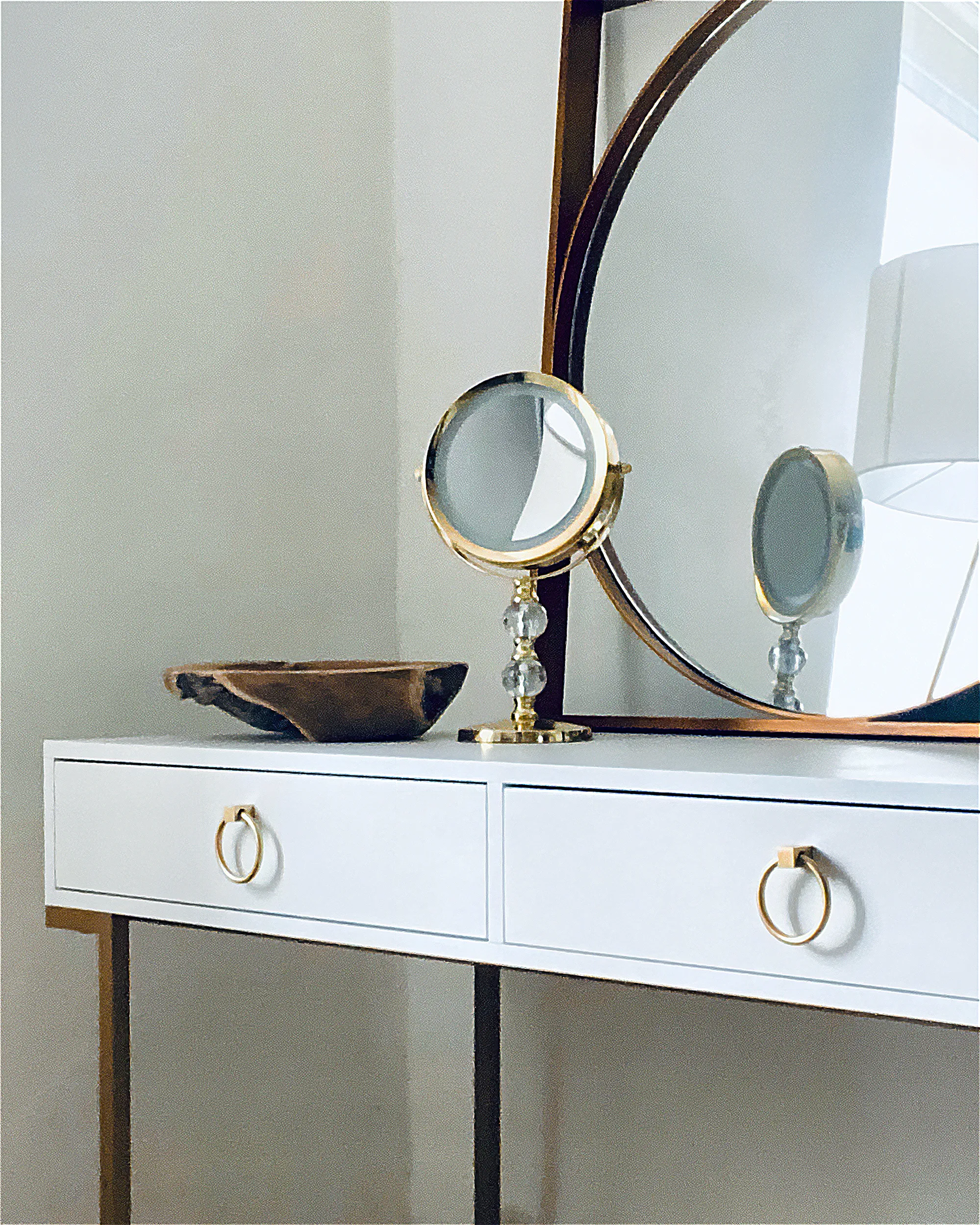 Make-up spiegel LED CLAIRA Goud