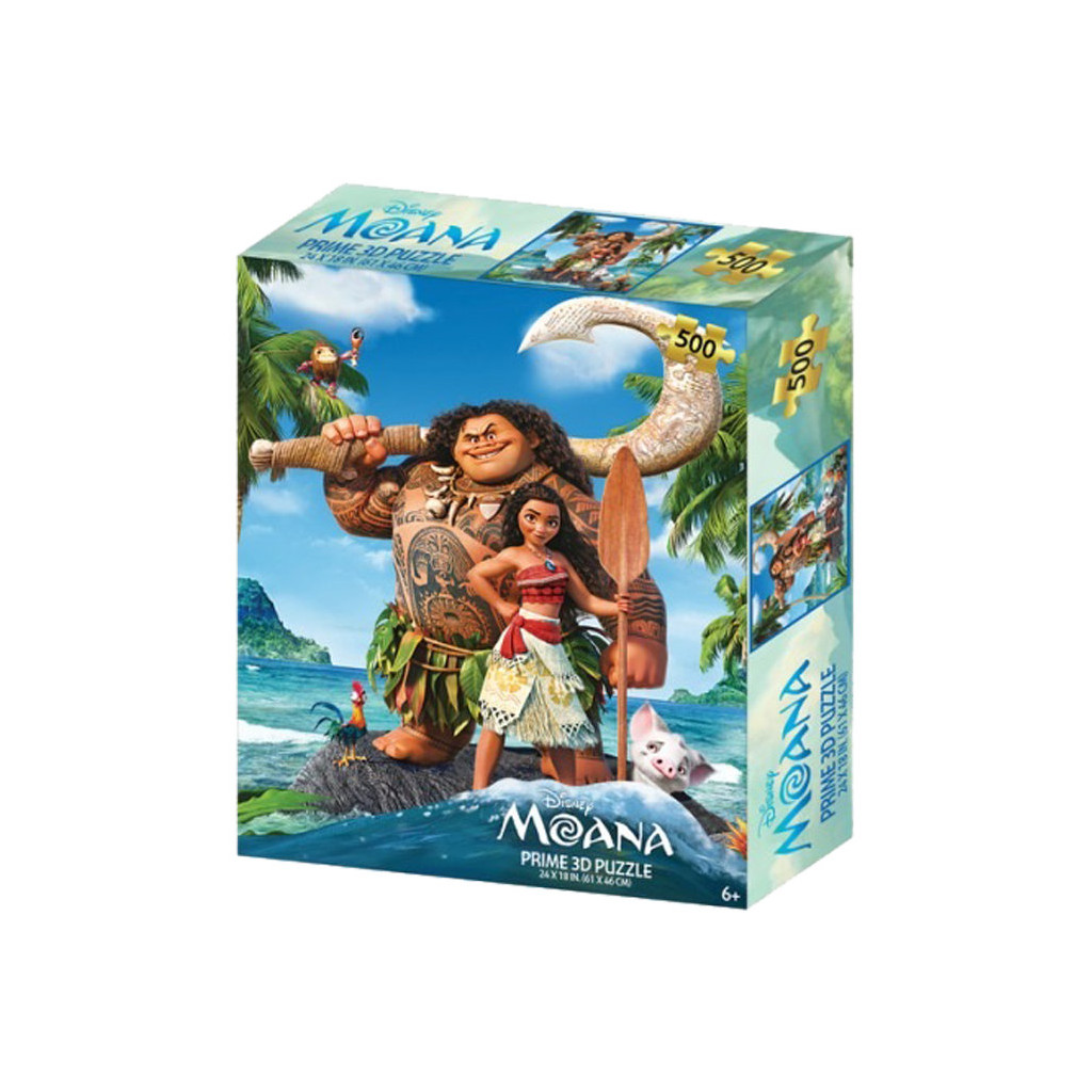 Puzzle Prime 3D - Moana (Vaiana) - 500 pièces