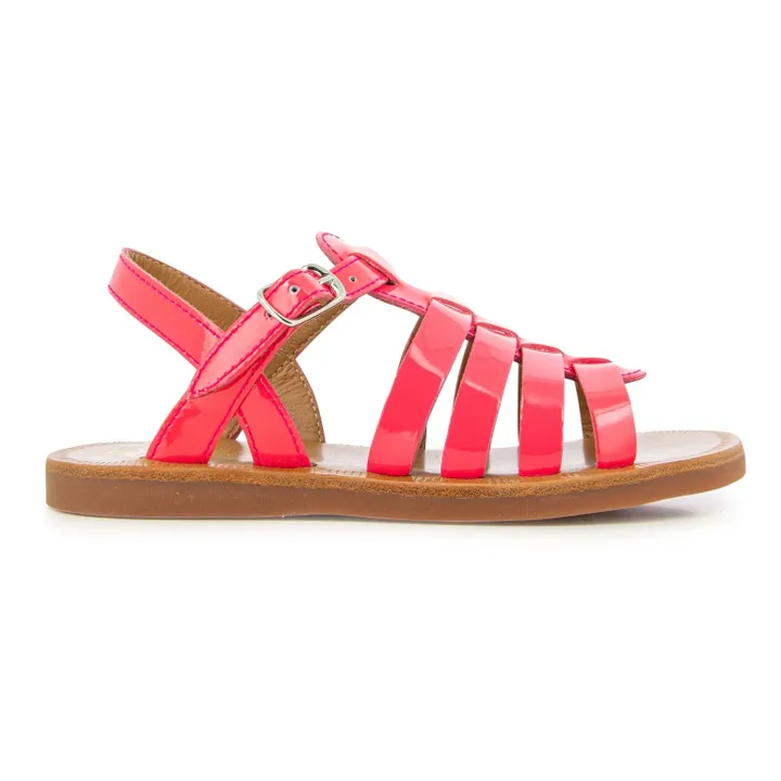Pom d'Api Sandales Plagette Strap | Rose