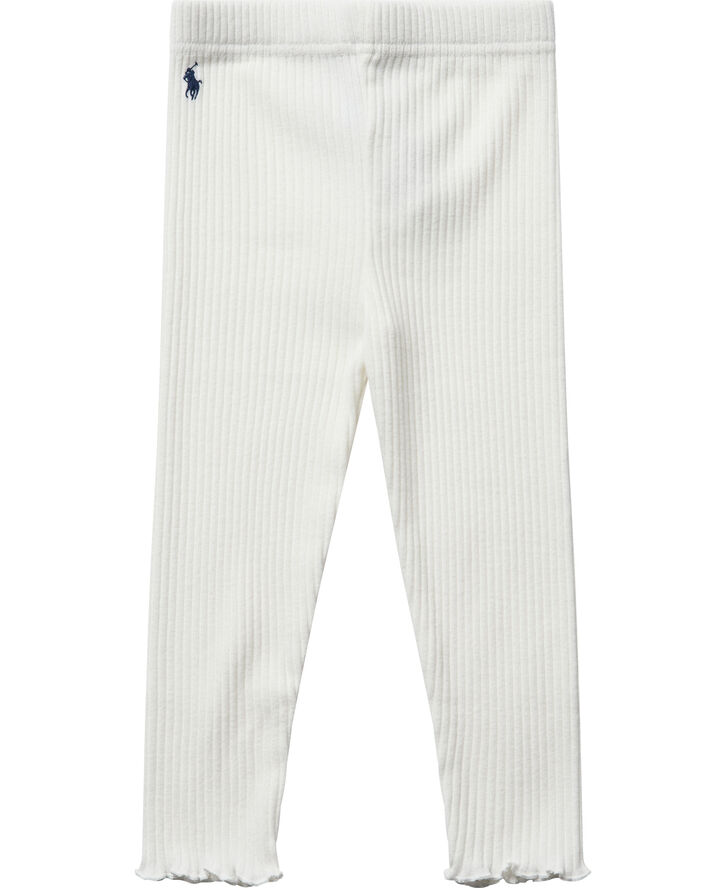Polo Ralph Lauren COTTON RIB KNIT-RIB LEGGING-PN-LGG Deckwash white