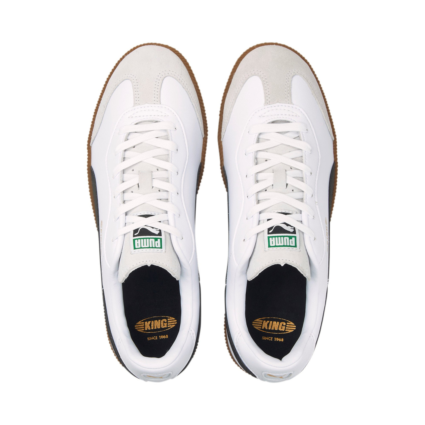 PUMA King 21 Zaalvoetbalschoenen (IN) Wit Zwart