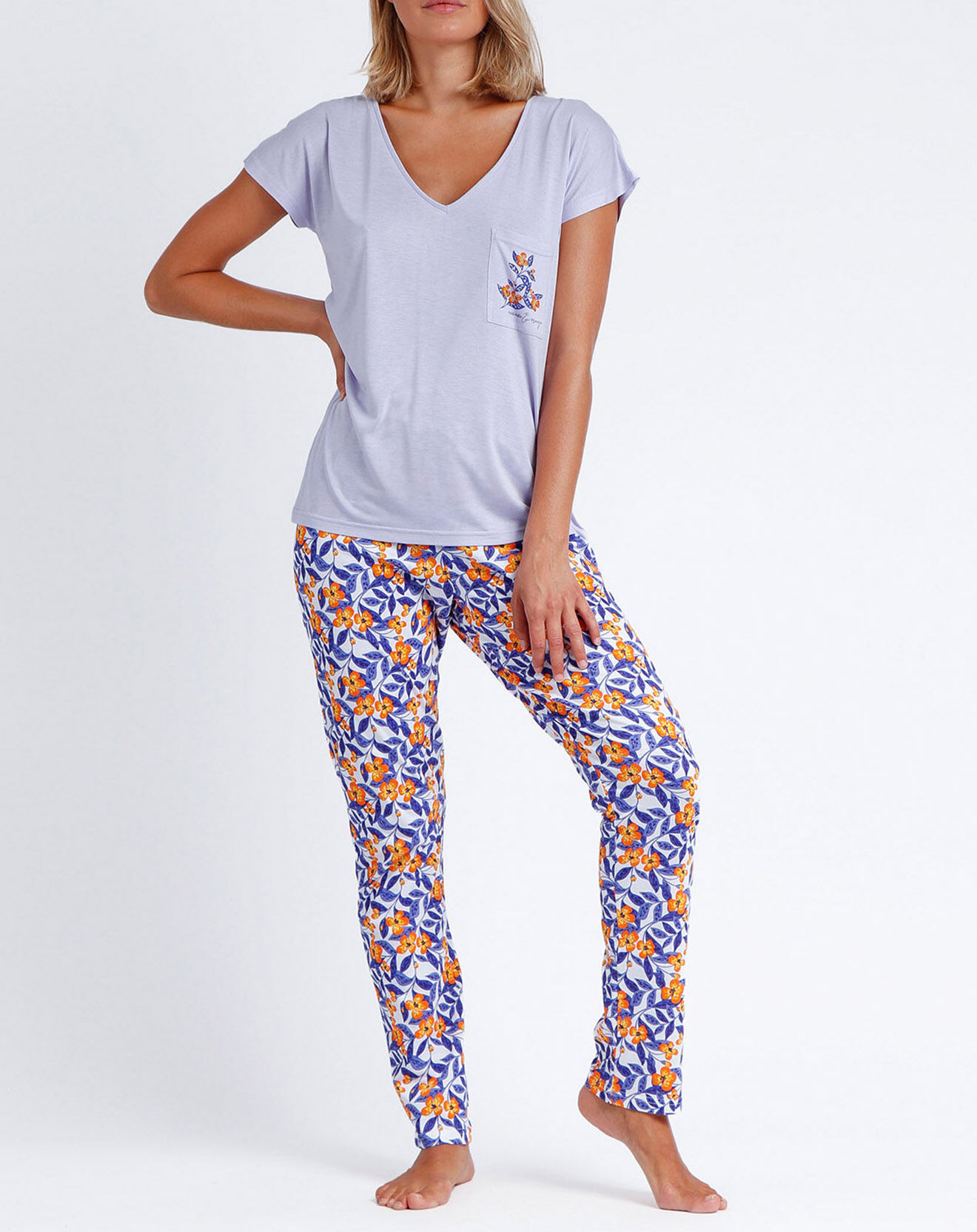 Admas Pyjama multicolore