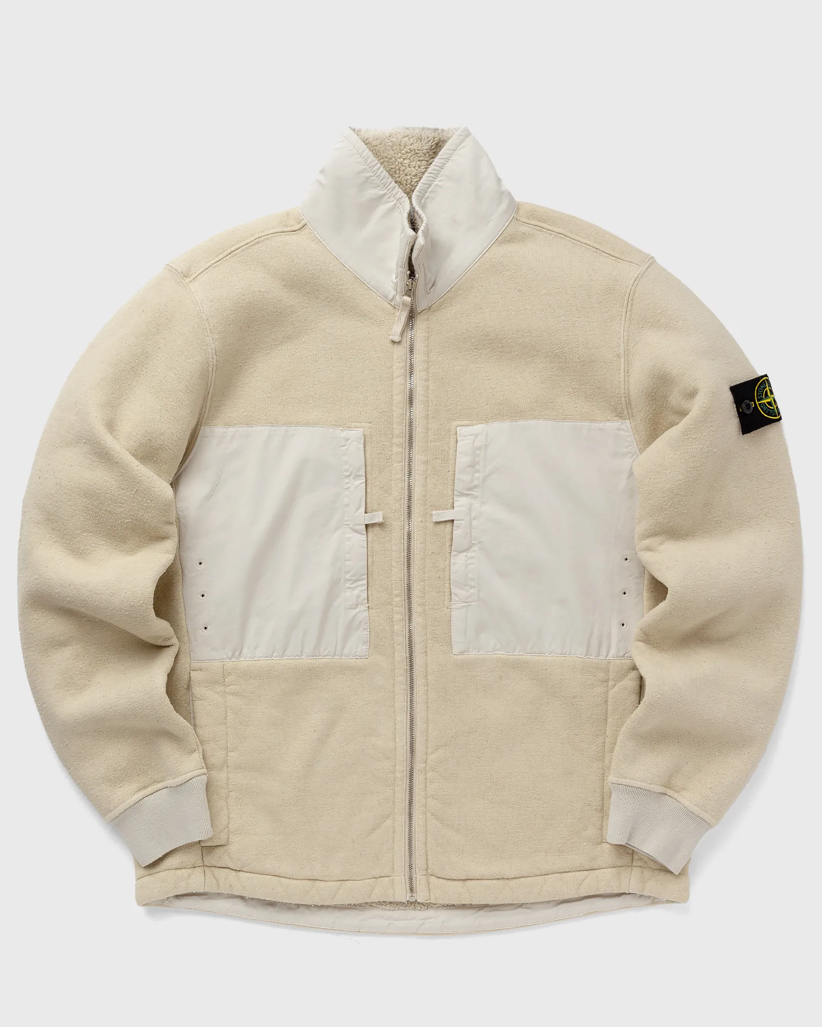 Stone Island SWEAT-SHIRT PLATED TERRY FLEECE, GARMENT DYED