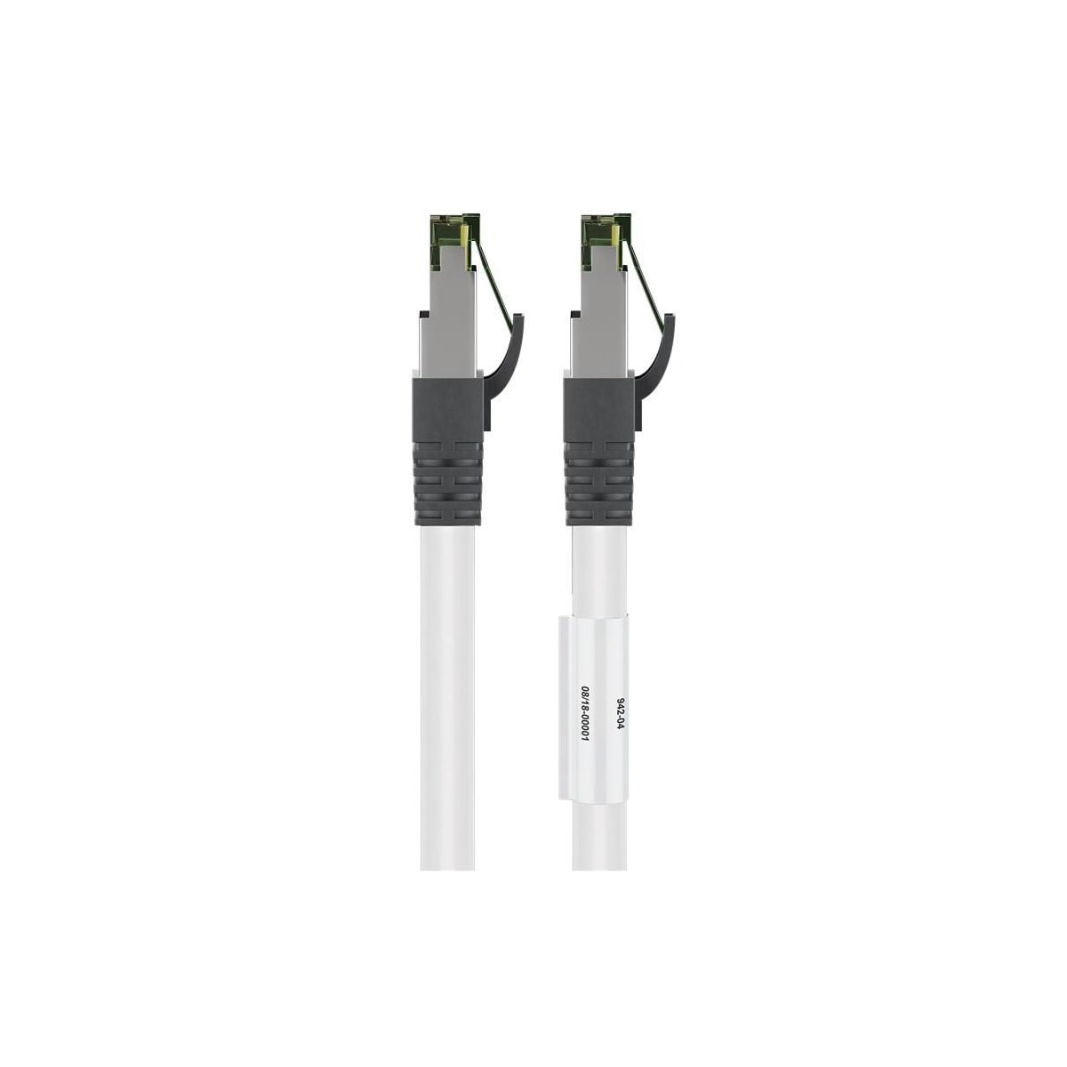 Goobay RJ45 (CAT 6A, 500 MHz) patchkabel med CAT 8.1 S / FTP råkabel, 15292