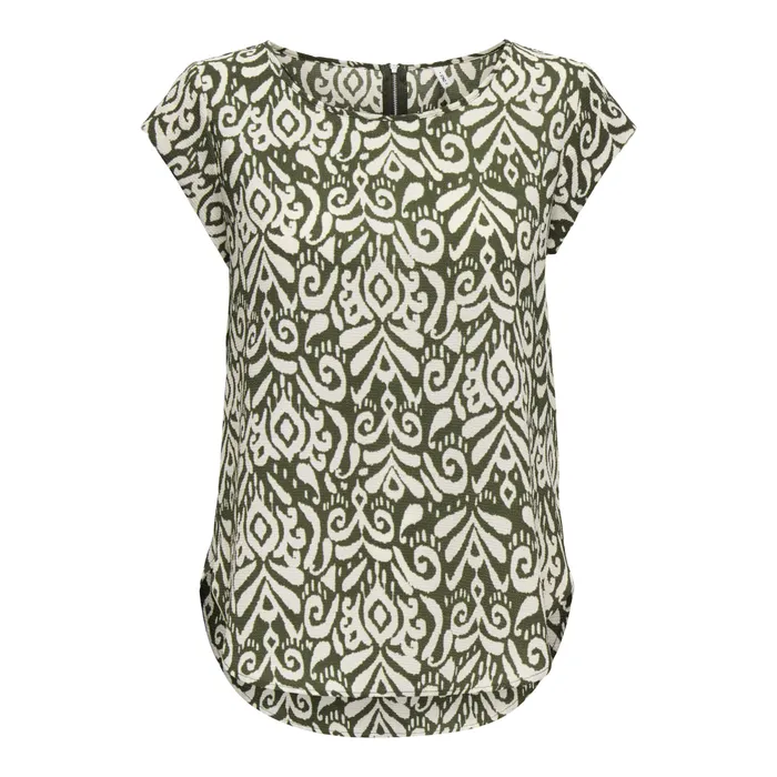 Only Vic S/S AOP Top Dames