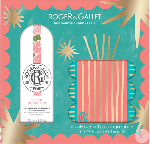 Roger&Gallet Coffret Eau Parfumée Bienfaisante Fleur De Figuier 100ml + Diffuseur