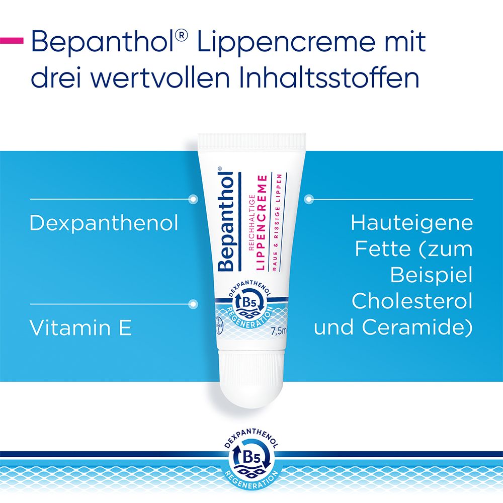 Bepanthol® Lippencreme für raue, rissige Lippen