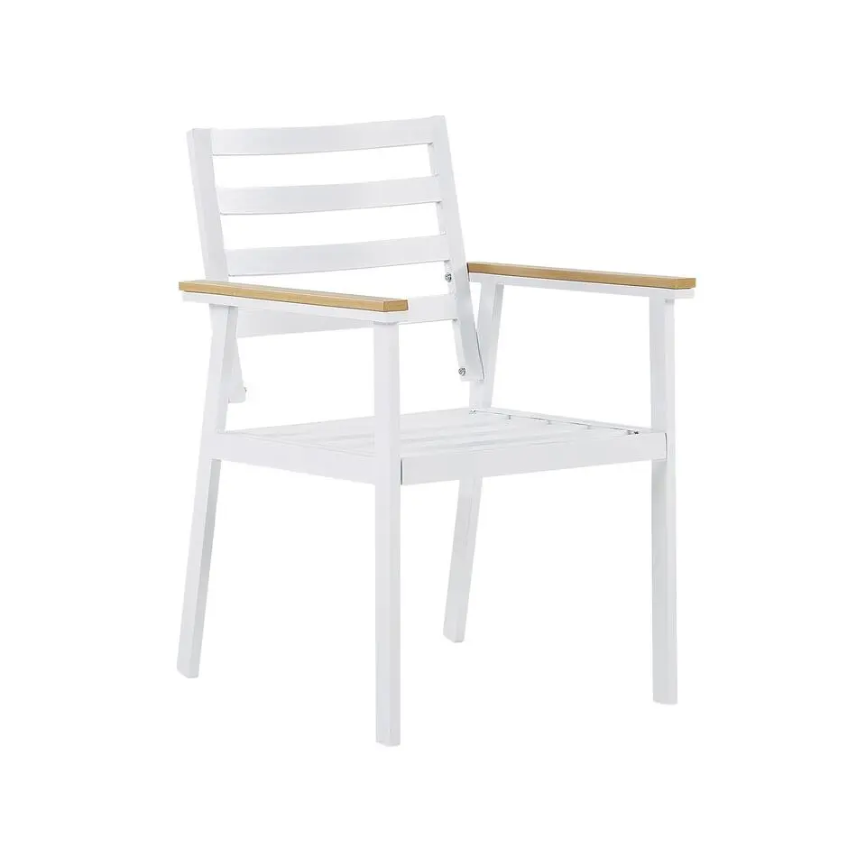 CAVOLI - Tuinset voor 4 - Wit/Beige - Aluminium