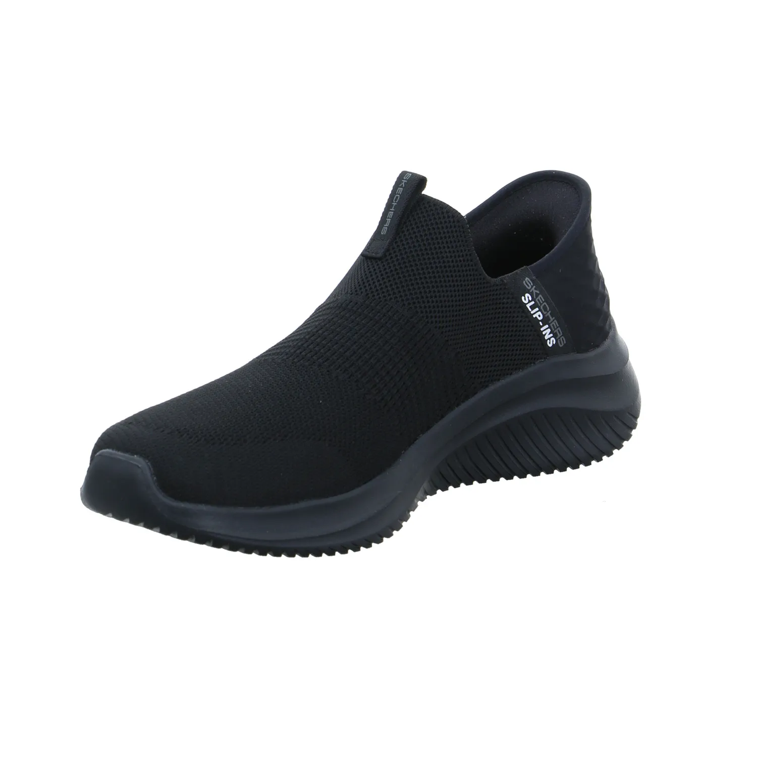 SKECHERS Halbschuh-Schlüpfer Schwarz Synthetik
