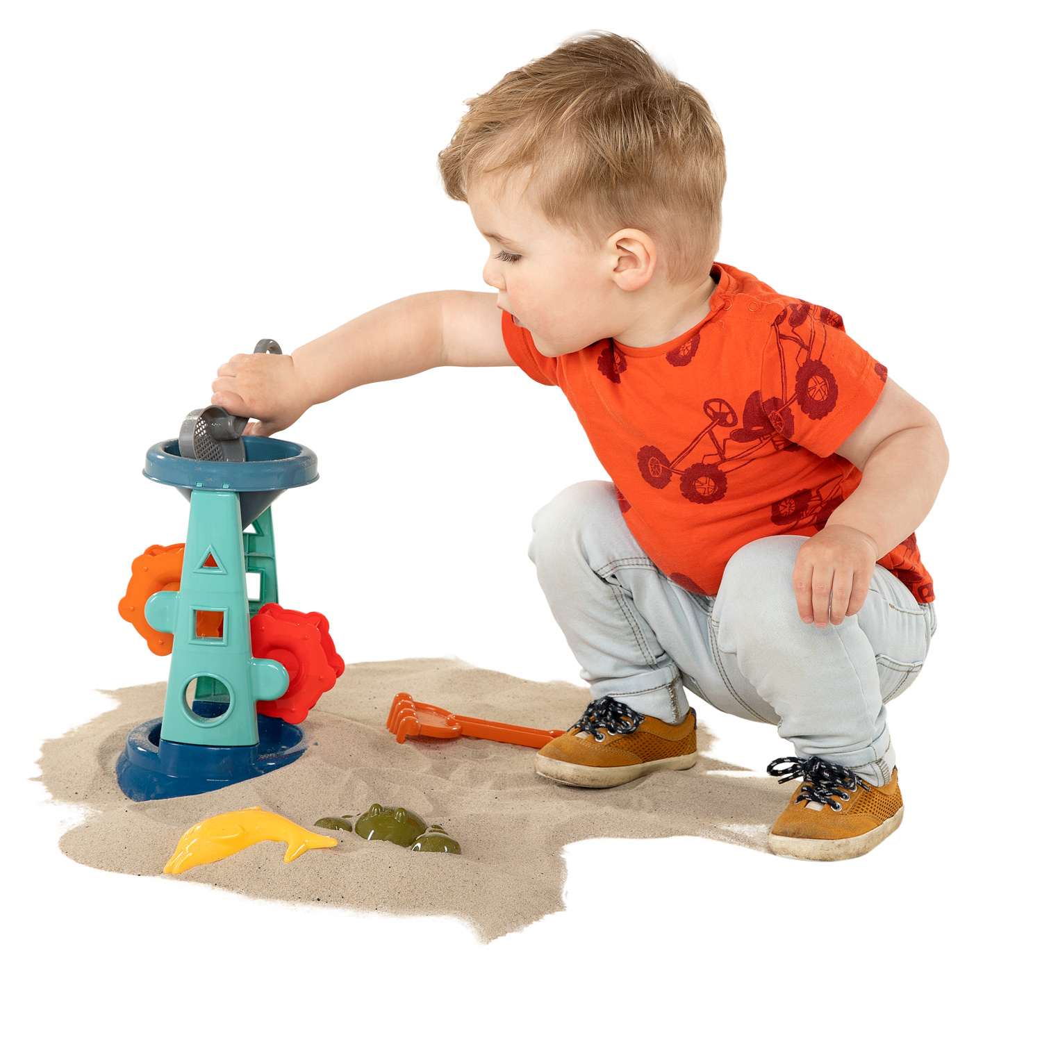 Zand- en Watermolen met Toebehoren