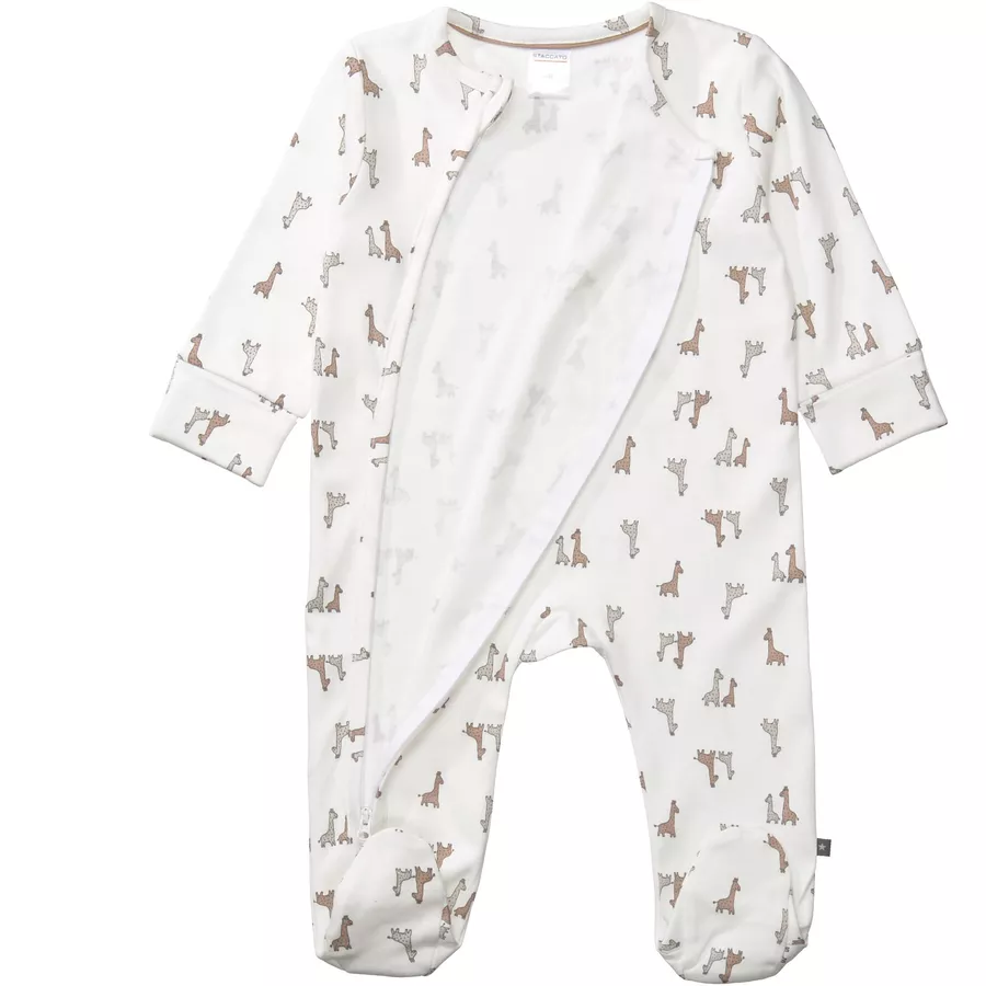 STACCATO Pyjama cream white gemustert