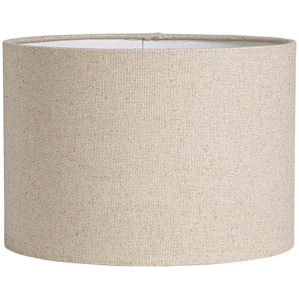 Lampenkap Luna cilinder naturel - 21xØ30 cm