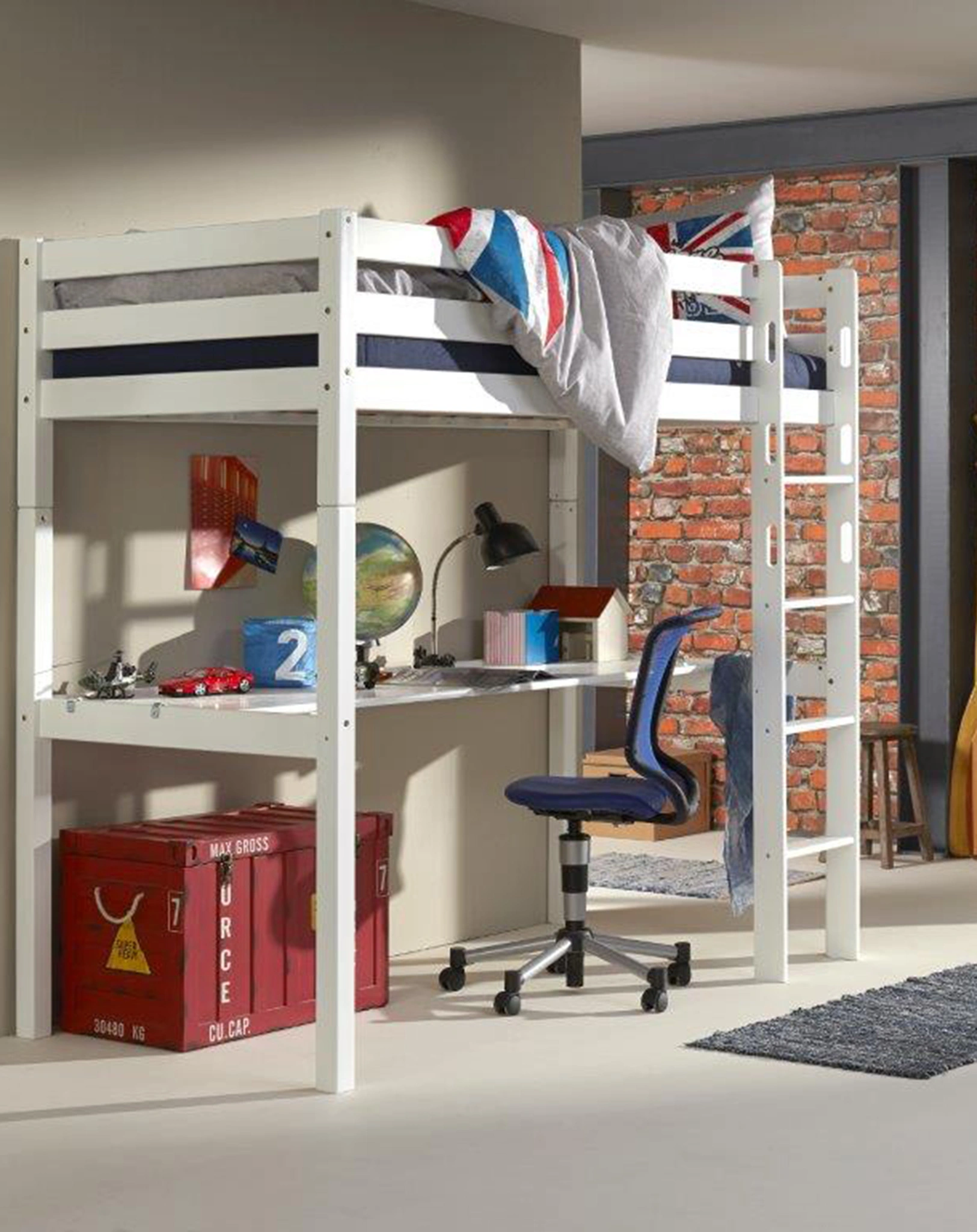 Tischplatte PINOCCHIO für Hochbett (Farbe: weiß)