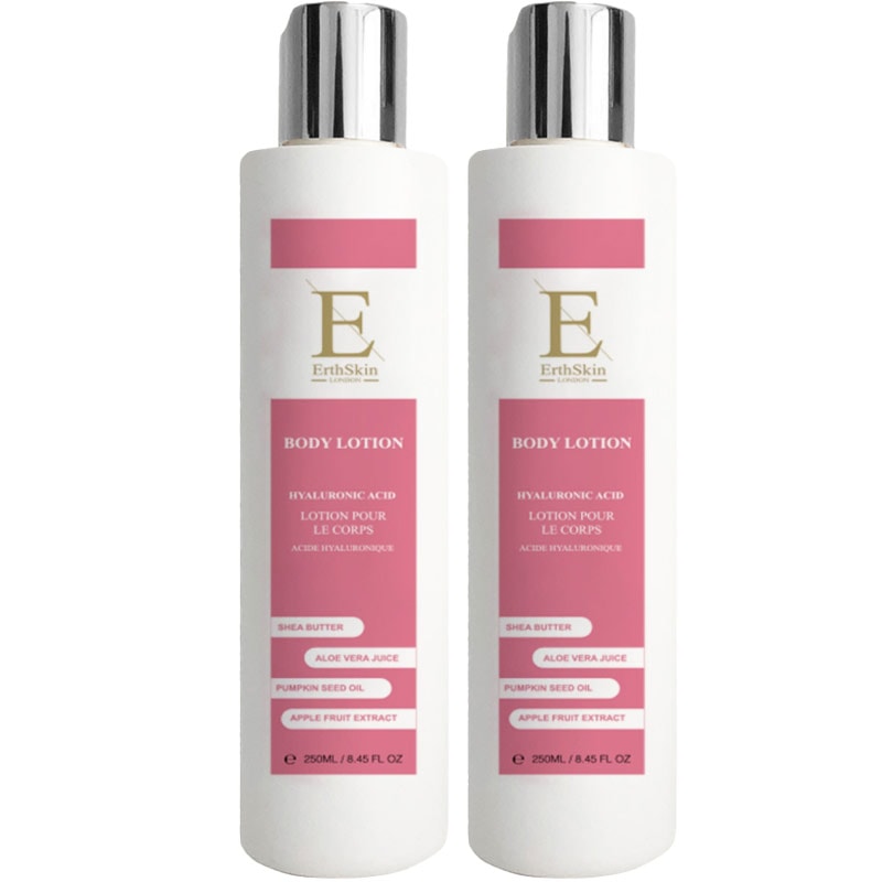 Lotions hydratantes - Vanille - Acide hyaluronique - Corps - 2 x 250 ml