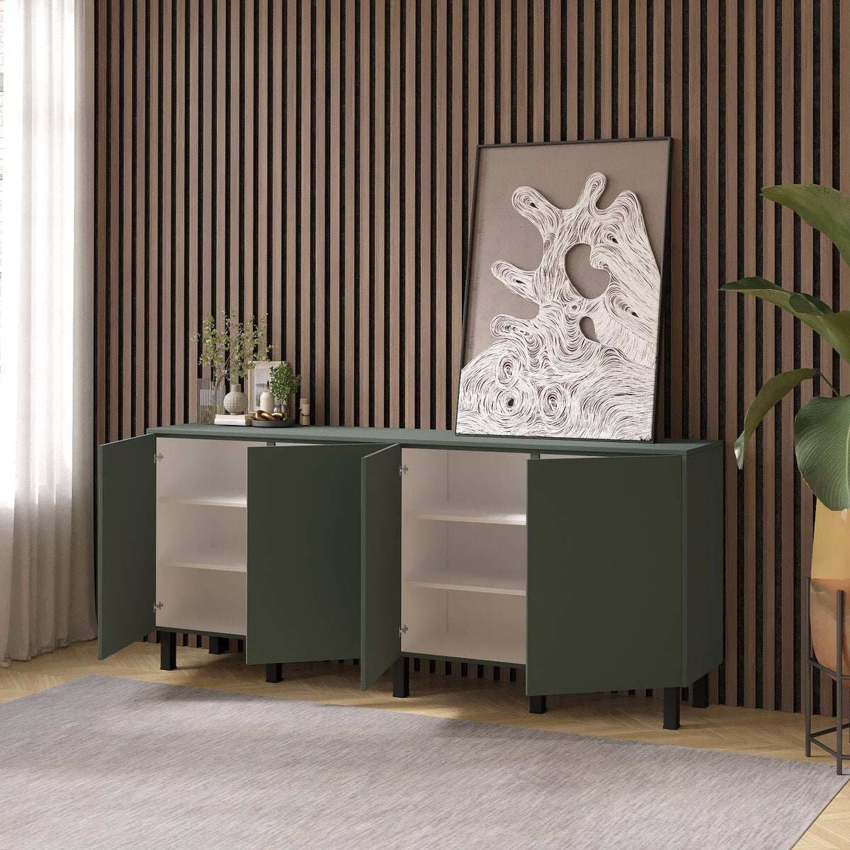 Artego Design Pastell Ayaya 203 cm Dressoir Eucalyptus