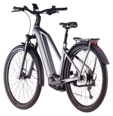 VTC Électrique Cube Kathmandu Hybrid Pro 800 Trapeze Shimano Cues 11V 800 Wh 700 mm Gris Slab 2025