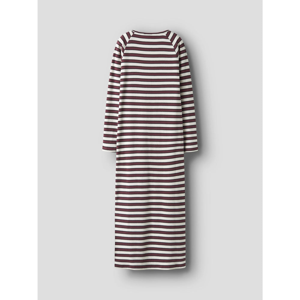 Køb Name It Oxblood Red Nkftala Ls Maxi Slim Kjole
