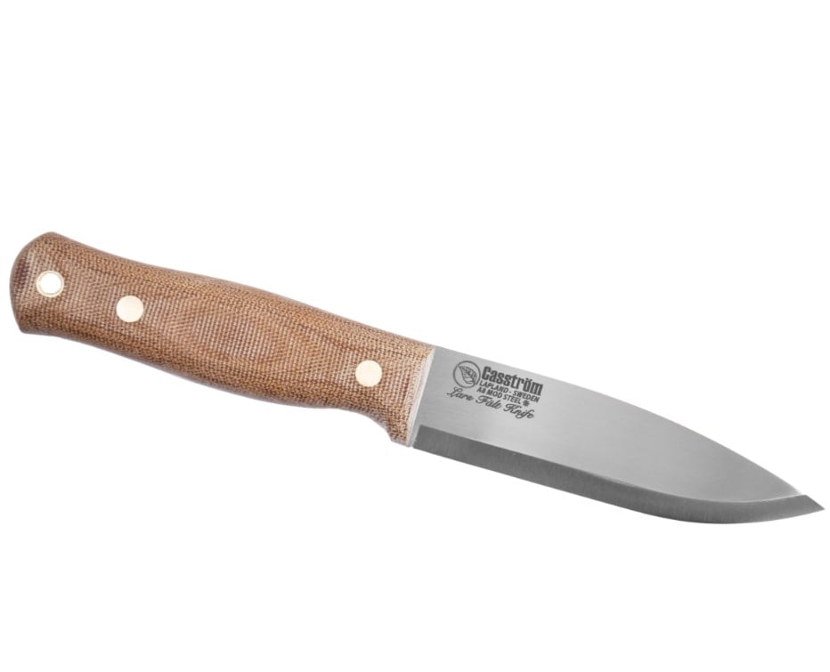 Casström Fält Knife Canvas Micarta<br>Kompromissløs kniv!