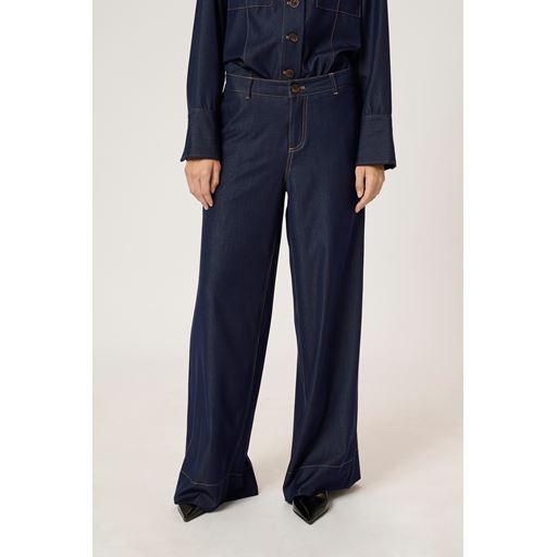 My Essential Wardrobe RaviMW Bukser, Dark Blue, 42