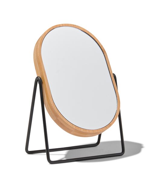 miroir ovale sur pied