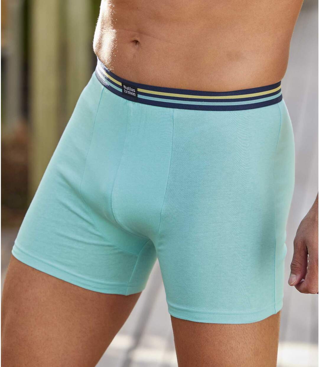 Lot de 3 Boxers Stretch Unis