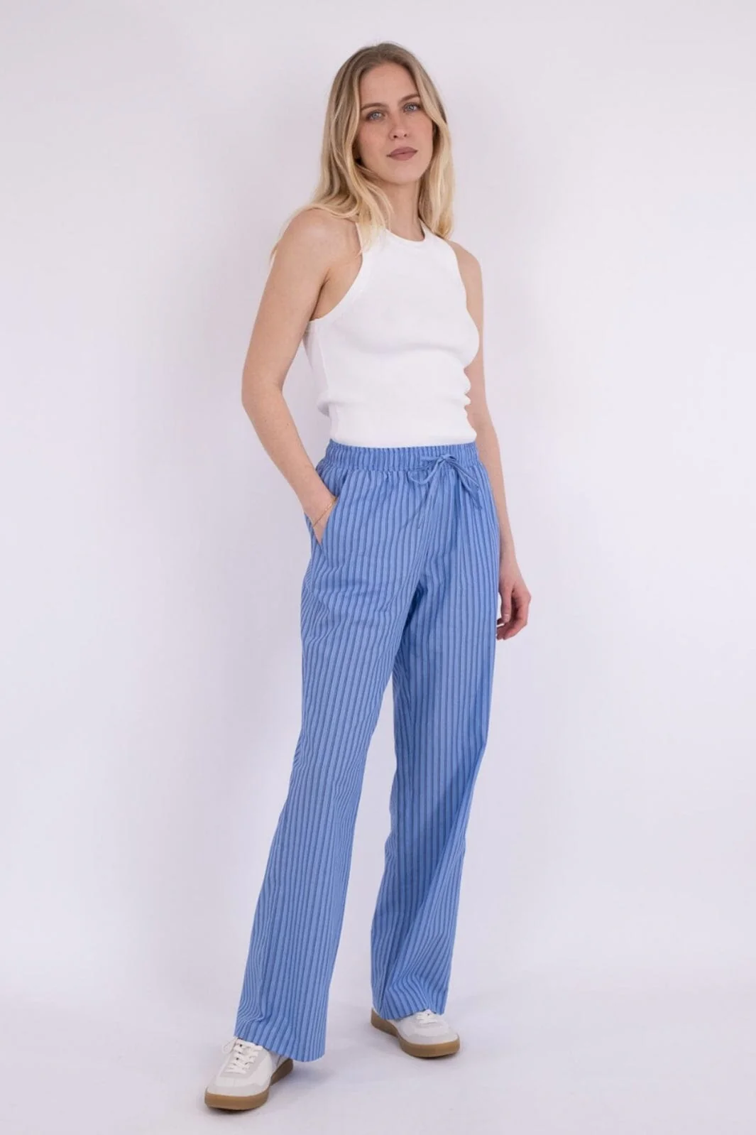 Neo Noir Sonar Big Stripe Pants