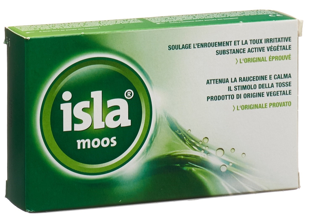 Isla Moos<br>60 Stück, Pastillen