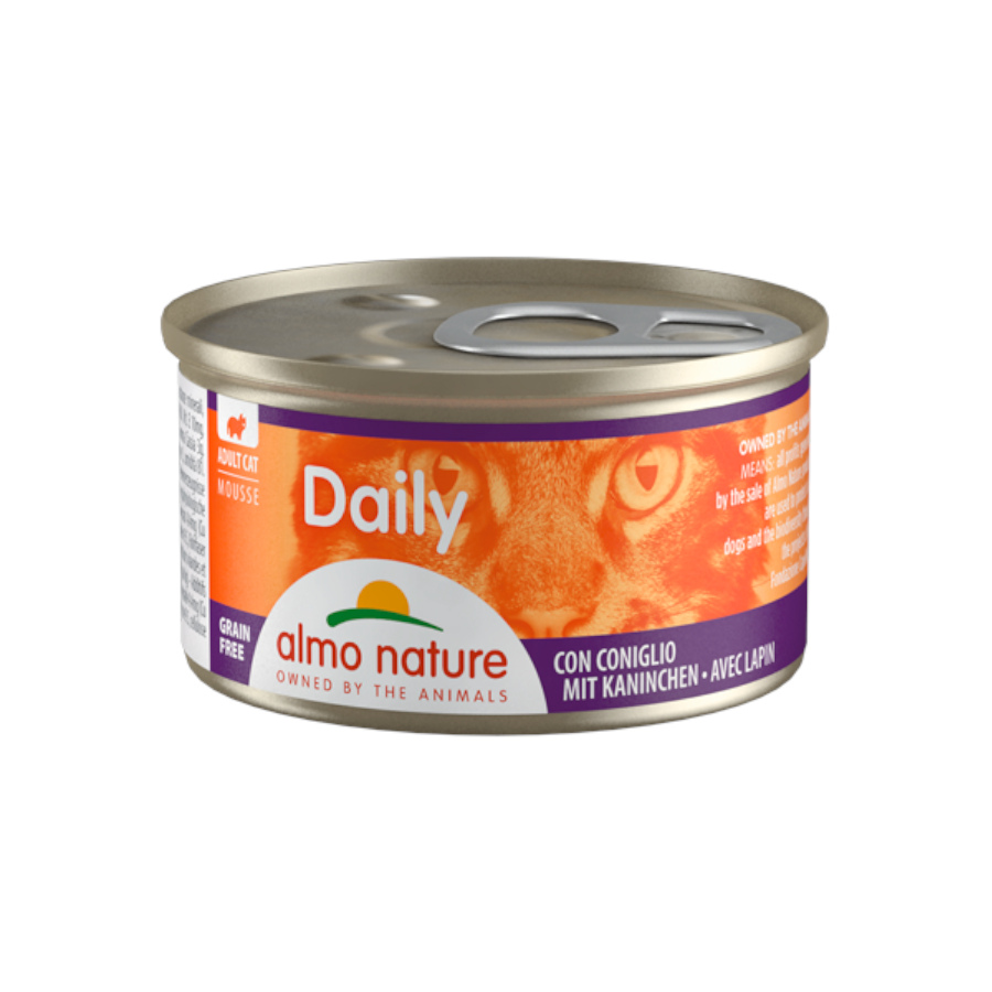 Lata de 85 g de mousse Almo Nature Adult Daily Menu para gatos