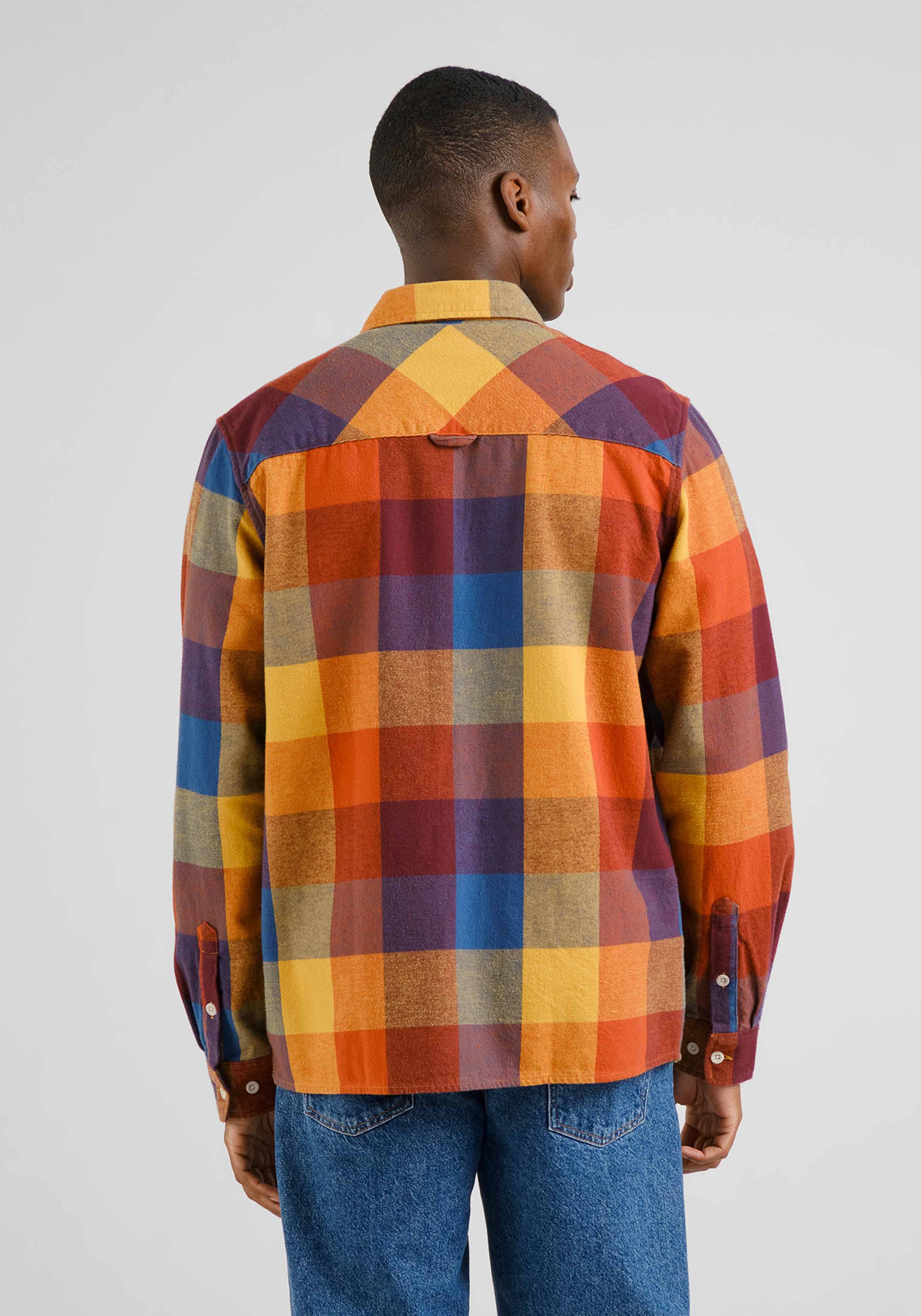 Dedicated Hemd Rute Flannel Check Multicolor