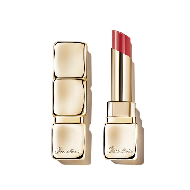 KissKiss Shine Bloom Rouge brillant 95% d'ingrédients d'origine naturelle 519 FLORAL BRICK