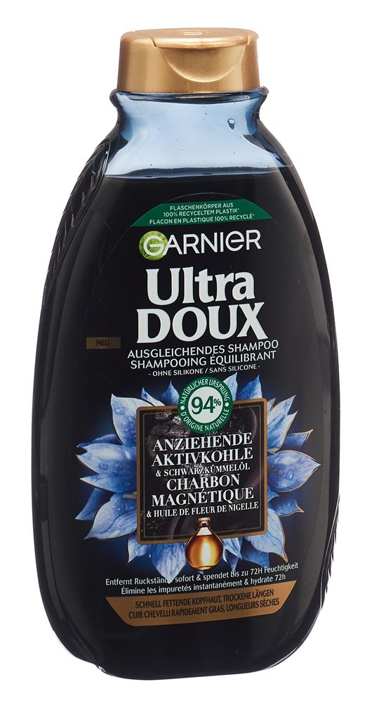 ULTRA DOUX Shampoo Charcoal Fl 300 ml