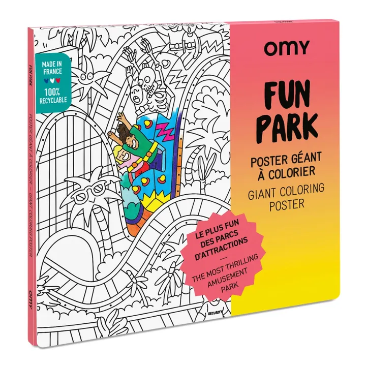 Omy Poster à colorier - Fun park